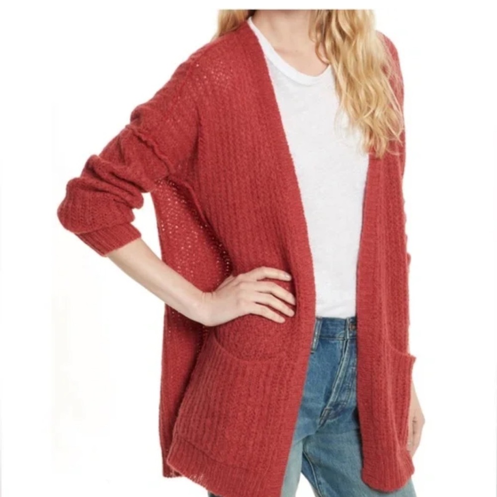 Free People Weekend Getaway cardigan alpaca wool blend ladies size XS